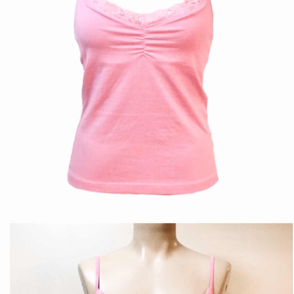 Pretty BARBiE baby pink lace cami lilly pulitzer
